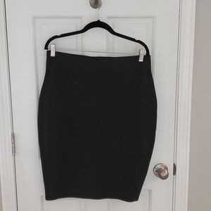 Black Body Con Skirt